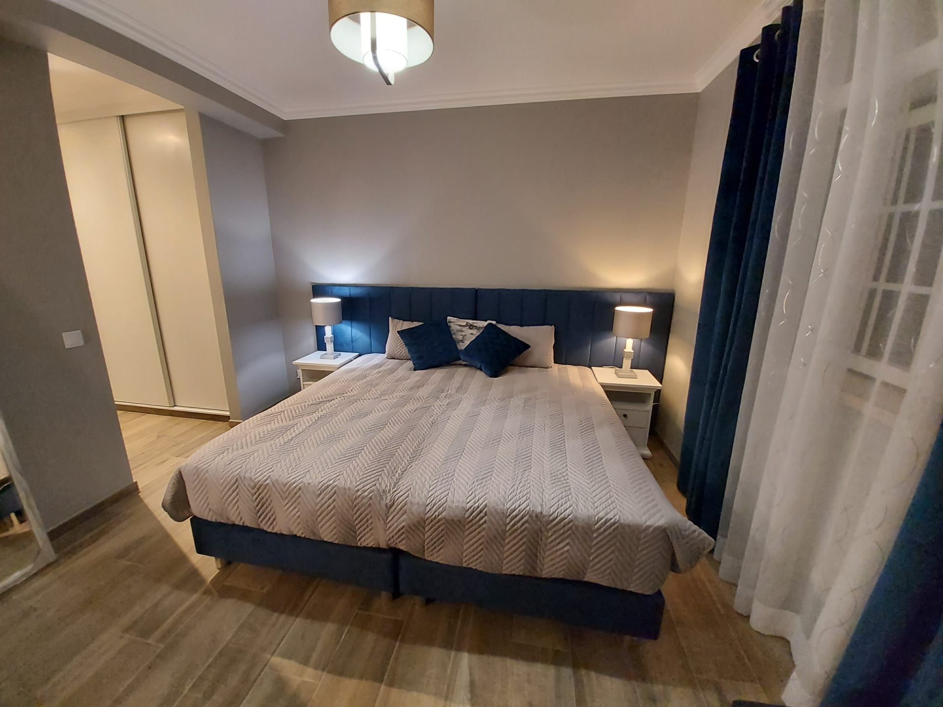 Second bedroom in two-bedroom apartment